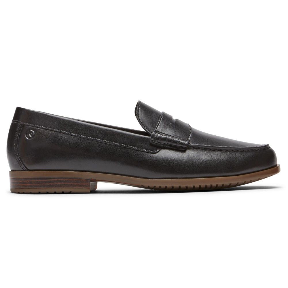 Mocassins Rockport Homem Pretas - Curtys Penny - 95702EAIC